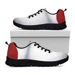 Santa Claus Beard Print Black Sneakers