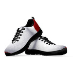 Santa Claus Beard Print Black Sneakers