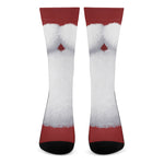 Santa Claus Beard Print Crew Socks