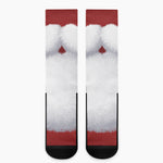 Santa Claus Beard Print Crew Socks