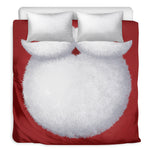 Santa Claus Beard Print Duvet Cover Bedding Set