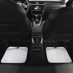 Santa Claus Beard Print Front and Back Car Floor Mats