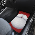 Santa Claus Beard Print Front and Back Car Floor Mats