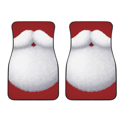 Santa Claus Beard Print Front Car Floor Mats