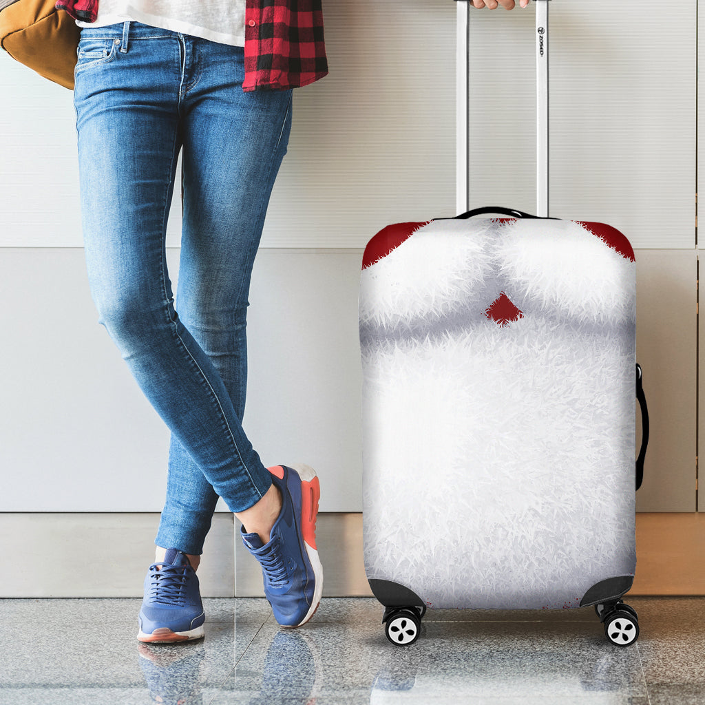 Santa Claus Beard Print Luggage Cover