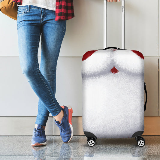 Santa Claus Beard Print Luggage Cover