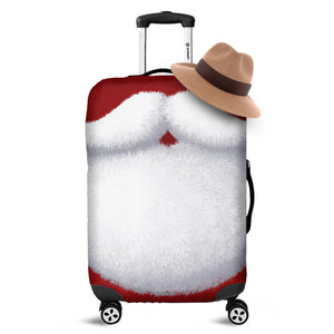 Santa Claus Beard Print Luggage Cover