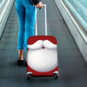 Santa Claus Beard Print Luggage Cover