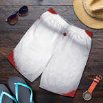 Santa Claus Beard Print Men's Shorts