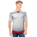 Santa Claus Beard Print Men's T-Shirt