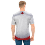 Santa Claus Beard Print Men's T-Shirt