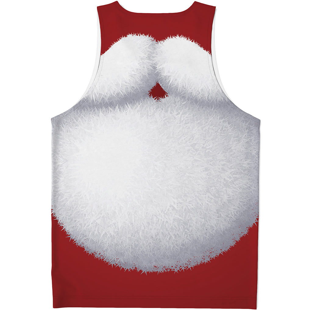 Santa Claus Beard Print Men's Tank Top