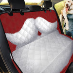 Santa Claus Beard Print Pet Car Back Seat Cover