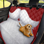 Santa Claus Beard Print Pet Car Back Seat Cover