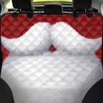 Santa Claus Beard Print Pet Car Back Seat Cover