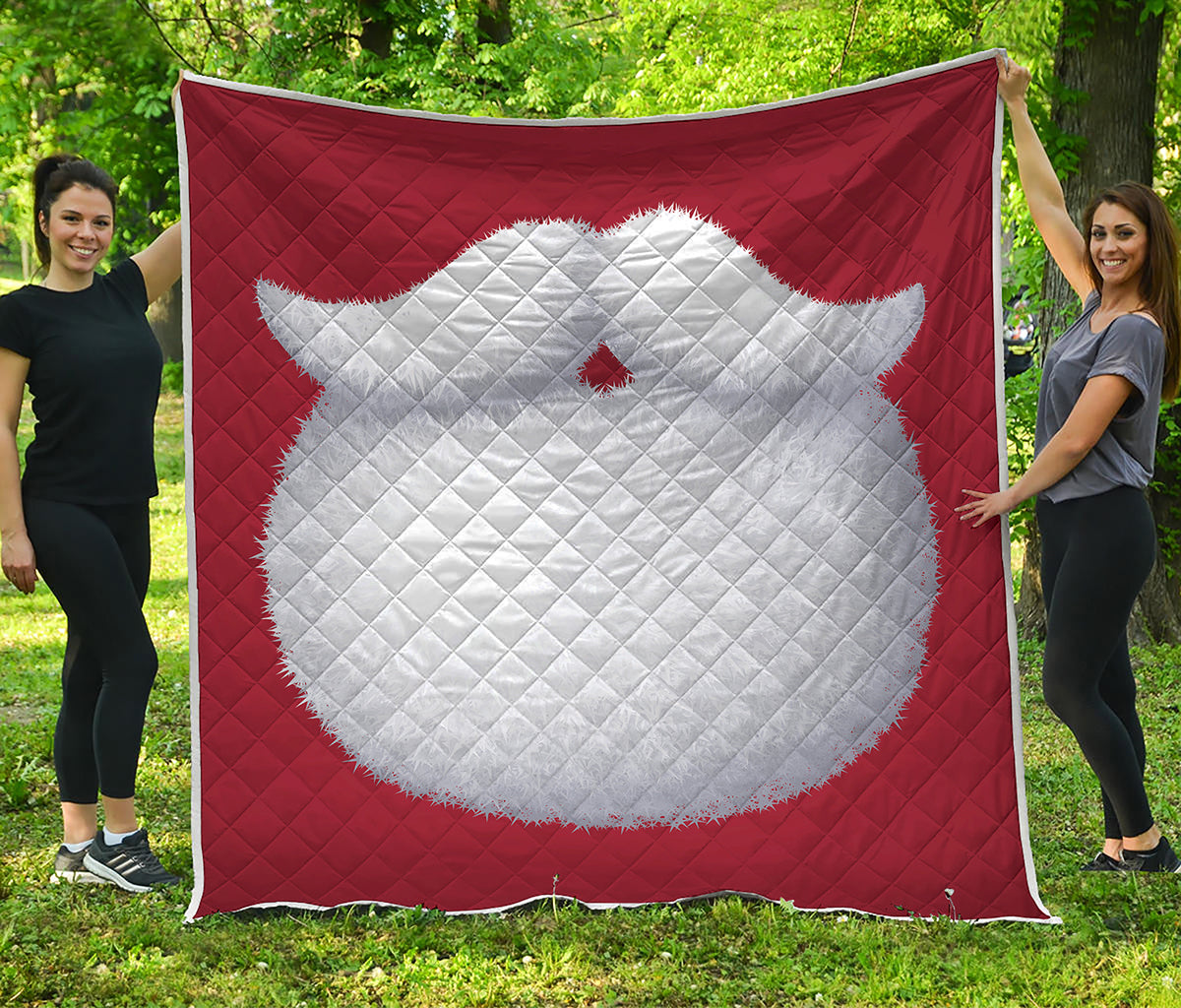 Santa Claus Beard Print Quilt