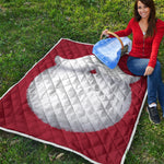 Santa Claus Beard Print Quilt