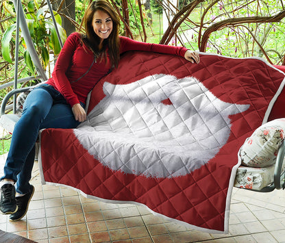 Santa Claus Beard Print Quilt