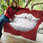 Santa Claus Beard Print Quilt