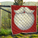 Santa Claus Beard Print Quilt
