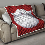 Santa Claus Beard Print Quilt