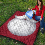 Santa Claus Beard Print Quilt