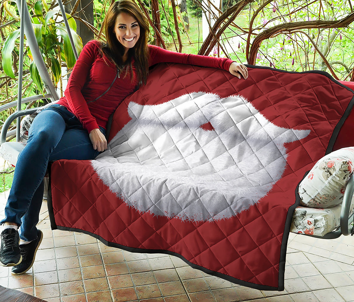 Santa Claus Beard Print Quilt