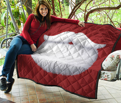 Santa Claus Beard Print Quilt