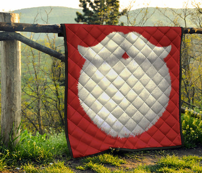 Santa Claus Beard Print Quilt