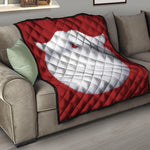 Santa Claus Beard Print Quilt