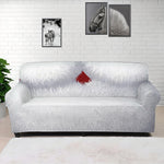 Santa Claus Beard Print Sofa Cover