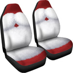 Santa Claus Beard Print Universal Fit Car Seat Covers