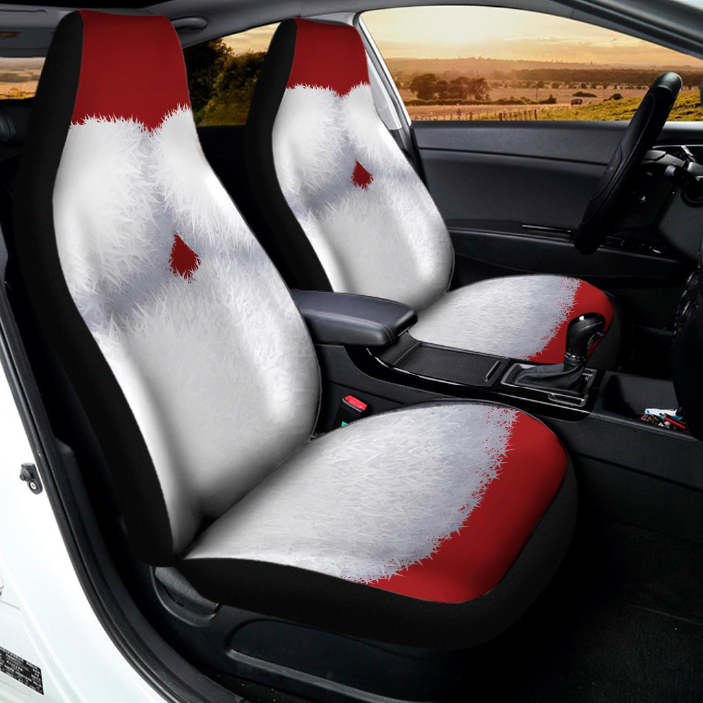 Santa Claus Beard Print Universal Fit Car Seat Covers