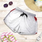 Santa Claus Beard Print Women's Shorts