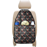 Santa Claus Deer Pattern Print Car Seat Organizers