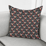 Santa Claus Deer Pattern Print Pillow Cover