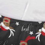 Santa Claus Deer Pattern Print Sofa Cover