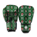 Santa Claus Knitted Pattern Print Boxing Gloves