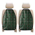 Santa Claus Knitted Pattern Print Car Seat Organizers