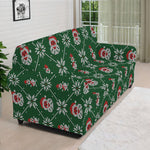 Santa Claus Knitted Pattern Print Sofa Cover