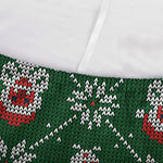 Santa Claus Knitted Pattern Print Sofa Cover