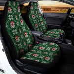 Santa Claus Knitted Pattern Print Universal Fit Car Seat Covers