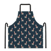 Santa Claus Llama Xmas Pattern Print Apron