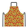 Santa Claus T-Rex Christmas Dino Print Apron