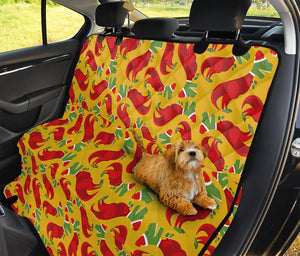 Santa Claus T-Rex Christmas Dino Print Pet Car Back Seat Cover