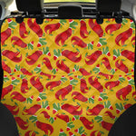 Santa Claus T-Rex Christmas Dino Print Pet Car Back Seat Cover