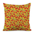Santa Claus T-Rex Christmas Dino Print Pillow Cover