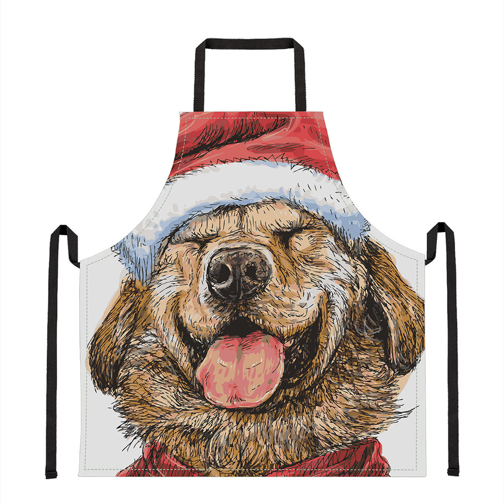 Santa Labrador Retriever Print Apron