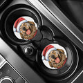 Santa Labrador Retriever Print Car Coasters