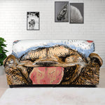 Santa Labrador Retriever Print Sofa Cover